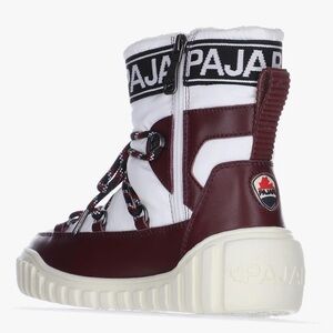 Pajar Women's Burgundy and White Winter Boots